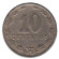Монета 10 сентаво. 1927 год, Аргентина.