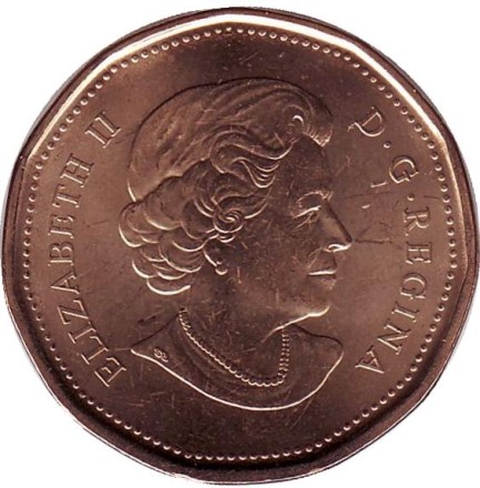 Монета 1 доллар. 2010 год, Канада. 100 лет футбольной команде Саскачеван Рафрайдерс.