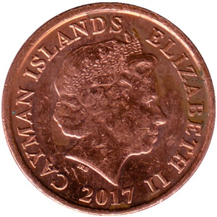 Монета 1 цент. 2017 год, Каймановы острова. Птица на ветке (дрозд). Монета 1 цент. 2017 год, Каймановы острова. Птица на ветке (дрозд).