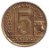 Монета 5 сентаво. 1942 год, Аргентина. Алюминиевая бронза. Монета 5 сентаво. 1942 год, Аргентина. Алюминиевая бронза.