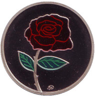 Розочка. С 8 марта! Памятный жетон. 2013 год, ММД.