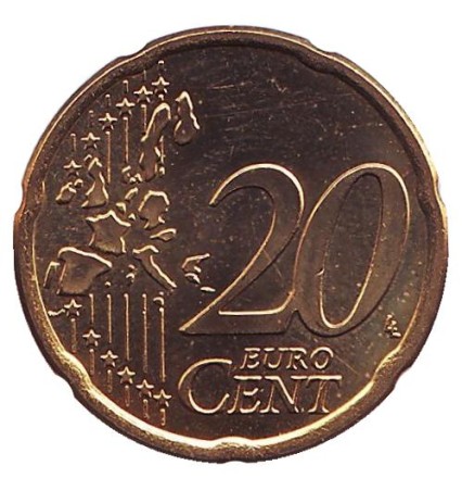 Монета 20 центов. 2002 год, Австрия.