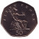 Монета 50 пенсов. 1982 год, Великобритания. BU. Монета 50 пенсов. 1982 год, Великобритания. BU.