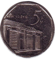Монета 5 сентаво. 1999 год, Куба. Монета 5 сентаво. 1999 год, Куба.