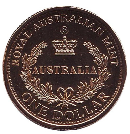 Монета 1 доллар. 2016 год, Австралия. (Отметка: "S") Королевский монетный двор Австралии.