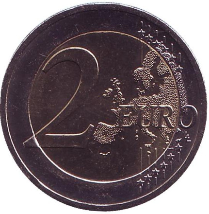 Монета 2 евро. 2015 год, Кипр.