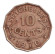 Монета 10 центов. 1970 год, Сейшельские острова. Монета 10 центов. 1970 год, Сейшельские острова.