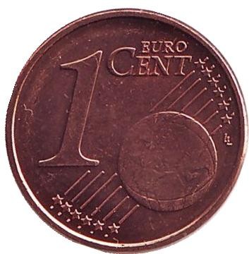 Монета 1 цент. 2007 год, Бельгия. Монета 1 цент. 2007 год, Бельгия.