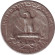 Монета 25 центов. 1956 год, США. (Без отметки монетного двора). Вашингтон. Монета 25 центов. 1956 год, США. (Без отметки монетного двора). Вашингтон.