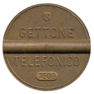 Телефонный жетон. 7509. Италия. 1975 год. (Отметка: ESM)