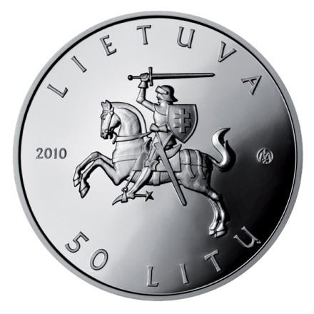 Монета 50 литов. 2010 год, Литва. Вьюн обыкновенный. Монета 50 литов. 2010 год, Литва. Вьюн обыкновенный.