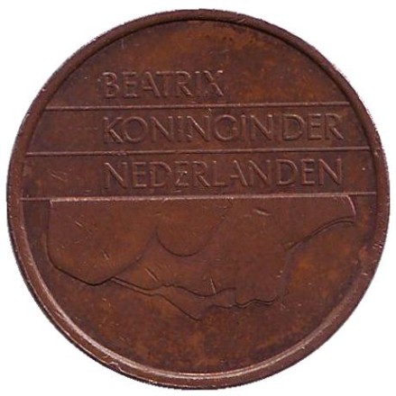 Монета 5 центов. 1993 год, Нидерланды.