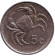 Монета 5 центов. 1986 год. Мальта. Краб.