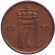 Монета 2 эре. 1956 год, Норвегия. Монета 2 эре. 1956 год, Норвегия.