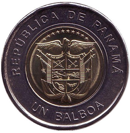 Монета 1 бальбоа. 2019 год, Панама. Оратория Святого Филиппа Нери.