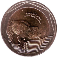 Монета 500 песо. 2014 год, Колумбия. Стеклянная лягушка. Монета 500 песо. 2014 год, Колумбия. Стеклянная лягушка.