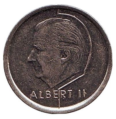 Монета 1 франк. 1997 год, Бельгия (Belgie). Монета 1 франк. 1997 год, Бельгия (Belgie).