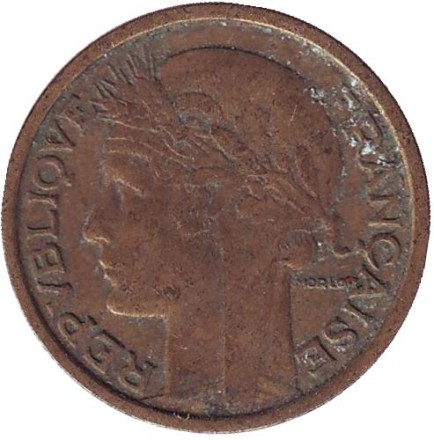 Монета 1 франк. 1931 год, Франция.