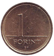 Монета 1 форинт. 1998 год, Венгрия. Монета 1 форинт. 1998 год, Венгрия.