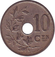 Монета 10 сантимов. 1903 год, Бельгия. (Belgie). Монета 10 сантимов. 1903 год, Бельгия. (Belgie).