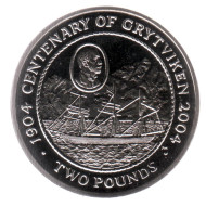 Монета 2 фунта, 2004 год, Южная Георгия и Южные Сандвичевы острова. 100-летие Грютвикена. Монета 2 фунта, 2004 год, Южная Георгия и Южные Сандвичевы острова. 100-летие Грютвикена.