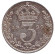 Монета 3 пенса. 1926 год, Великобритания. Монета 3 пенса. 1926 год, Великобритания.