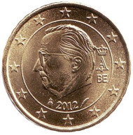 Монета 10 центов. 2012 год, Бельгия. Монета 10 центов. 2012 год, Бельгия.