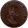 Монета 1/2 пенни. 1799 год, Великобритания. VF.