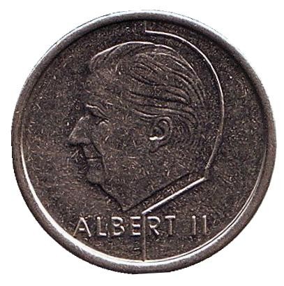 Монета 1 франк. 1997 год, Бельгия (Belgique). Монета 1 франк. 1997 год, Бельгия (Belgique).