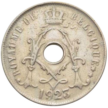 Монета 25 сантимов. 1923 год, Бельгия. (Belgique) Монета 25 сантимов. 1923 год, Бельгия. (Belgique)