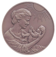 Родившейся на земле Ленинградской. ЛМД. Памятная медаль. 1987 год, СССР.