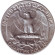 Монета 25 центов. 1959 год, США. (Без отметки монетного двора). Вашингтон. Монета 25 центов. 1959 год, США. (Без отметки монетного двора). Вашингтон.