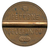 Телефонный жетон. 7602. Италия. 1976 год. (Отметка: ESM)