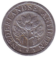 Монета 5 центов, 2007 год, Нидерландские Антильские острова. Цветок апельсинового дерева. Монета 5 центов, 2007 год, Нидерландские Антильские острова. Цветок апельсинового дерева.