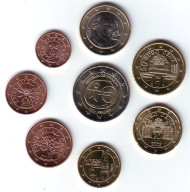 Набор монет евро (8 штук). 2009 год, Австрия. Набор монет евро (8 штук). 2009 год, Австрия.