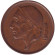 Монета 50 сантимов. 1970 год, Бельгия. (Belgique)