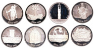 800 лет Риге. Набор из 8 монет номиналом 10 латов. 1995-1998 гг., Латвия. 800 лет Риге. Набор из 8 монет номиналом 10 латов. 1995-1998 гг., Латвия.