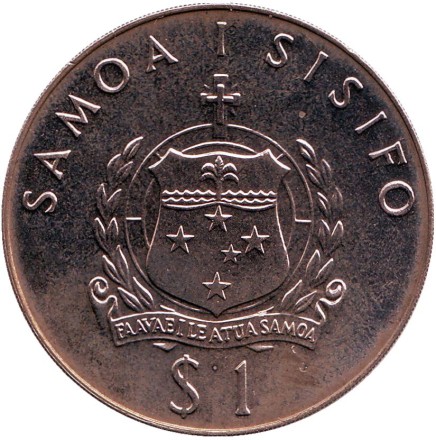 Монета 1 тала. 1980 год, Самоа. XXII летние Олимпийские Игры, Москва 1980.