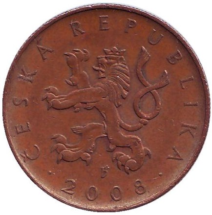 Монета 10 крон. 2008 год, Чехия. Брно. Монета 10 крон. 2008 год, Чехия. Брно.