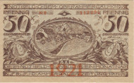 Нотгельд Обераммергау. 50 пфеннигов. 1921 год, Веймарская республика (Германия). Нотгельд Обераммергау. 50 пфеннигов. 1921 год, Веймарская республика (Германия).