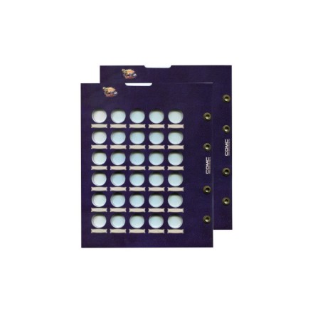 Комплект из 2-х блистерных листов. Разменные монеты России номиналом 1 рубль. Формат "Optima". Комплект из 2-х блистерных листов. Разменные монеты России номиналом 1 рубль. Формат "Optima".