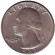 Монета 25 центов. 1981 (D) год, США. Вашингтон. Монета 25 центов. 1981 (D) год, США. Вашингтон.