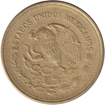 Монета 1000 песо. 1990 год, Мексика. Сестра Хуана Инес де ла Крус.