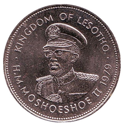 Монета 1 лоти. 1979 год, Лесото. Монета 1 лоти. 1979 год, Лесото.