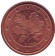 Монета 2 цента. 2002 год (D), Германия. Монета 2 цента. 2002 год (D), Германия.