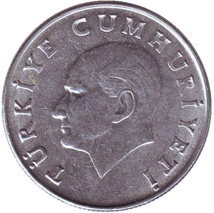 Монета 25 лир. 1986 год, Турция. XF.