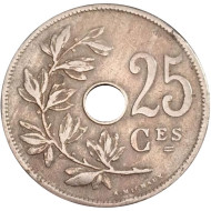 Монета 25 сантимов. 1929 год, Бельгия. (Belgie) Монета 25 сантимов. 1929 год, Бельгия. (Belgie)