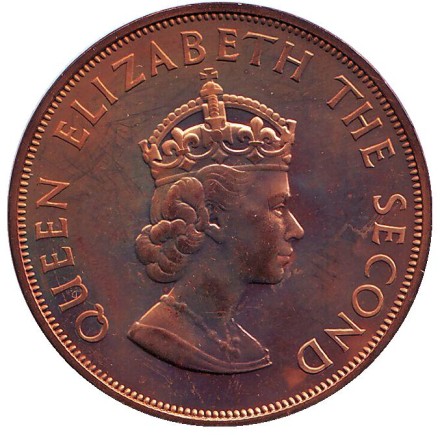 Монета 1/12 шиллинга. 1966 год, Джерси. 900-летие Нормандского завоевания. (Proof).