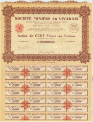 Облигация на сумму 4,500,000 франков. 1930 год, Франция. Облигация на сумму 4,500,000 франков. 1930 год, Франция.