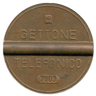 Телефонный жетон. 7603. Италия. 1976 год. (Отметка: IPM)